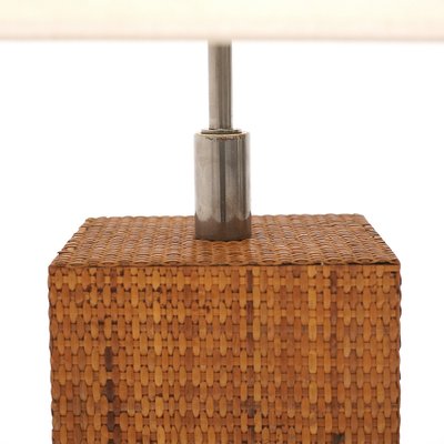 Rattan Table Lamp by Tommaso Barbi, 1970s-EZ-1812957