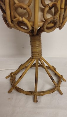 Rattan Table lamp, Spain, 1980s-RGF-1719532