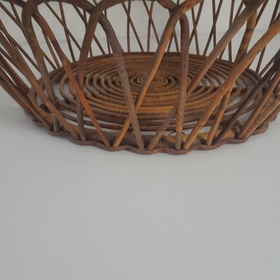 Rattan Table Vivai del Sud, 1960s-LMR-1730260