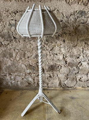 Rattan Tulip Floor Lamp, 1950s-SDV-894531