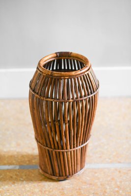 Rattan Umbrella Stand from Vivai Del Sud, Italy, 1950s-MNF-1704735