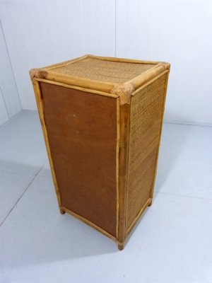 Rattan & Wicker Chest of Drawers, 1970s-TU-1284058