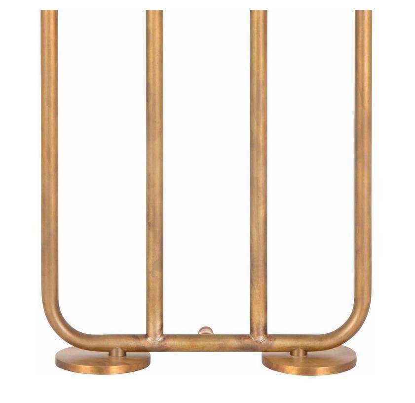 Raw Brass December Table Lamp by Sabina Grubbeson for Konsthantverk Tyringe 1