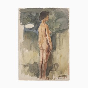 Raymond Cazanove, Figure, Watercolor, 1922-ZCI-802546