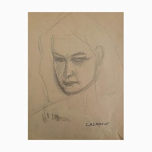 Raymond Cazanove, Portrait, Pencil Drawing, 1940-ZCI-884295