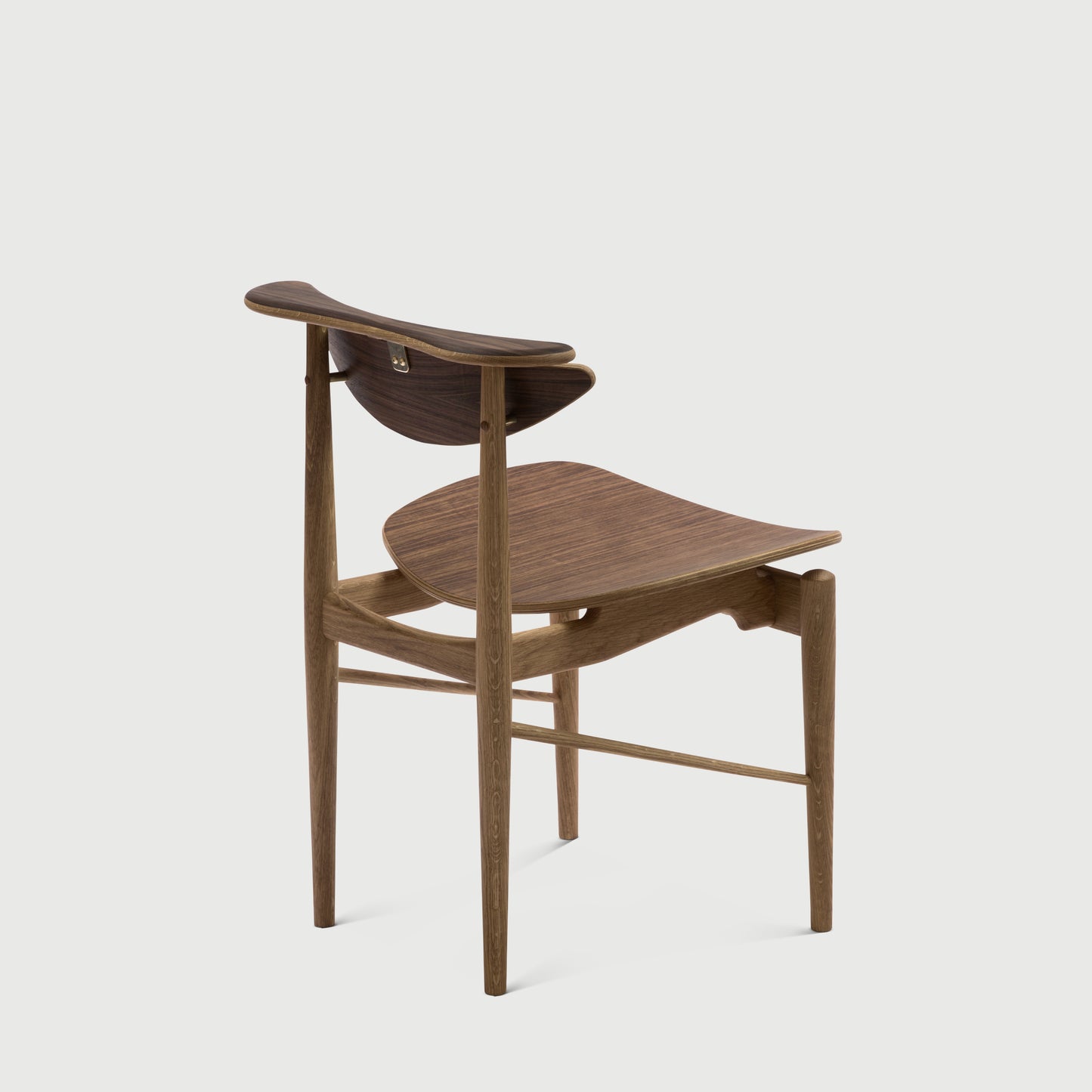 THE READING CHAIR - VENEER SEAT by House of Finn Juhl #Oak Dark Oil / Walnut