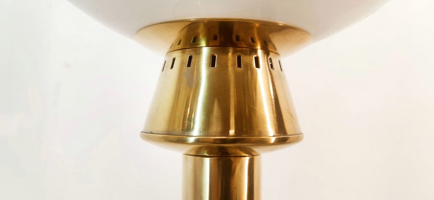 Reading Lamp in Brass with White Sphere-QLH-1816603