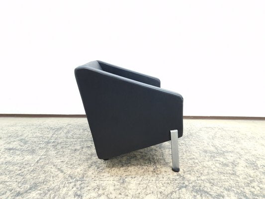 Real Leather Armchair in Black by Fritz Hansen-BVM-1717946