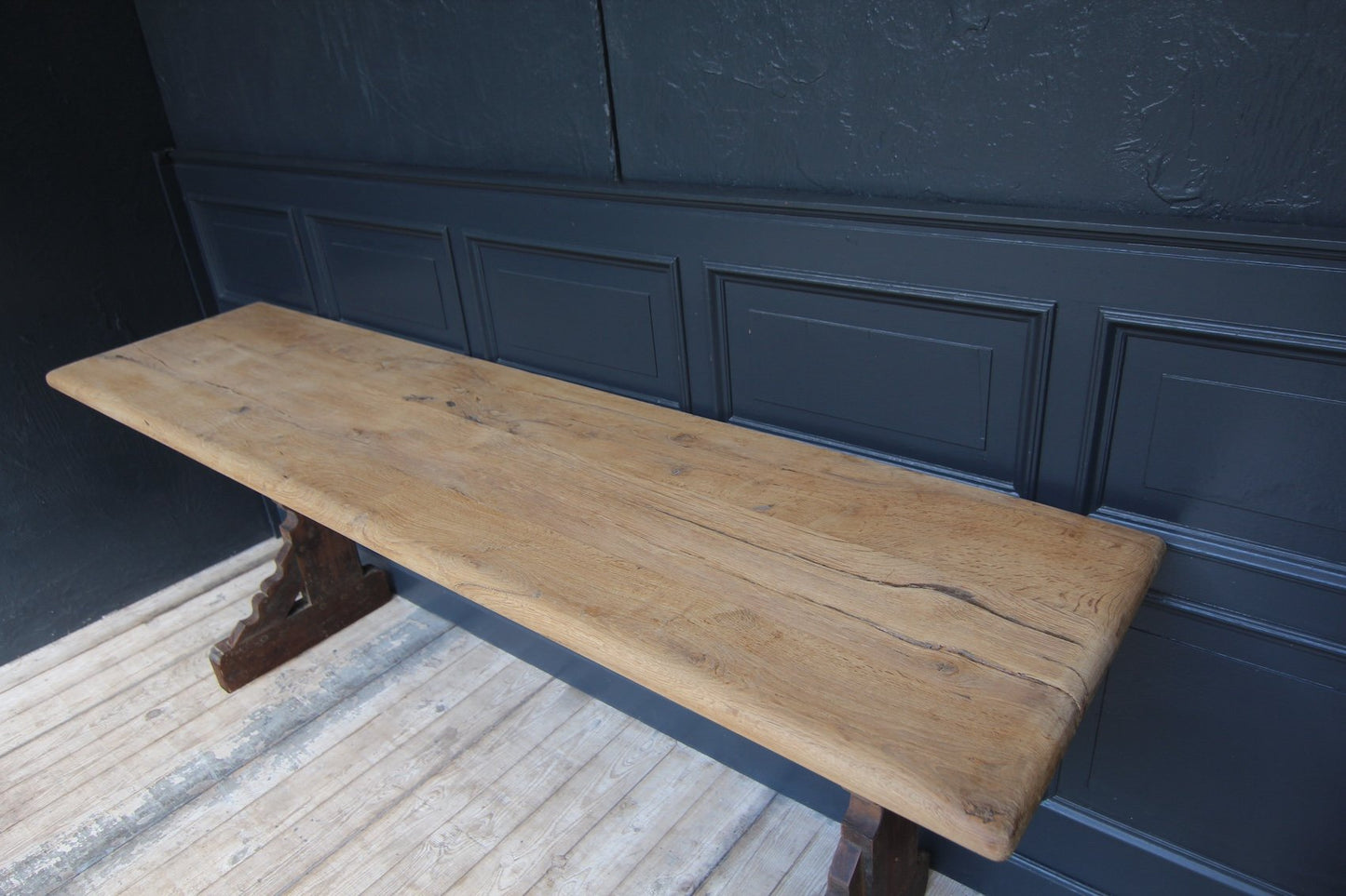 Reclaimed Oak Console Table, 2010s