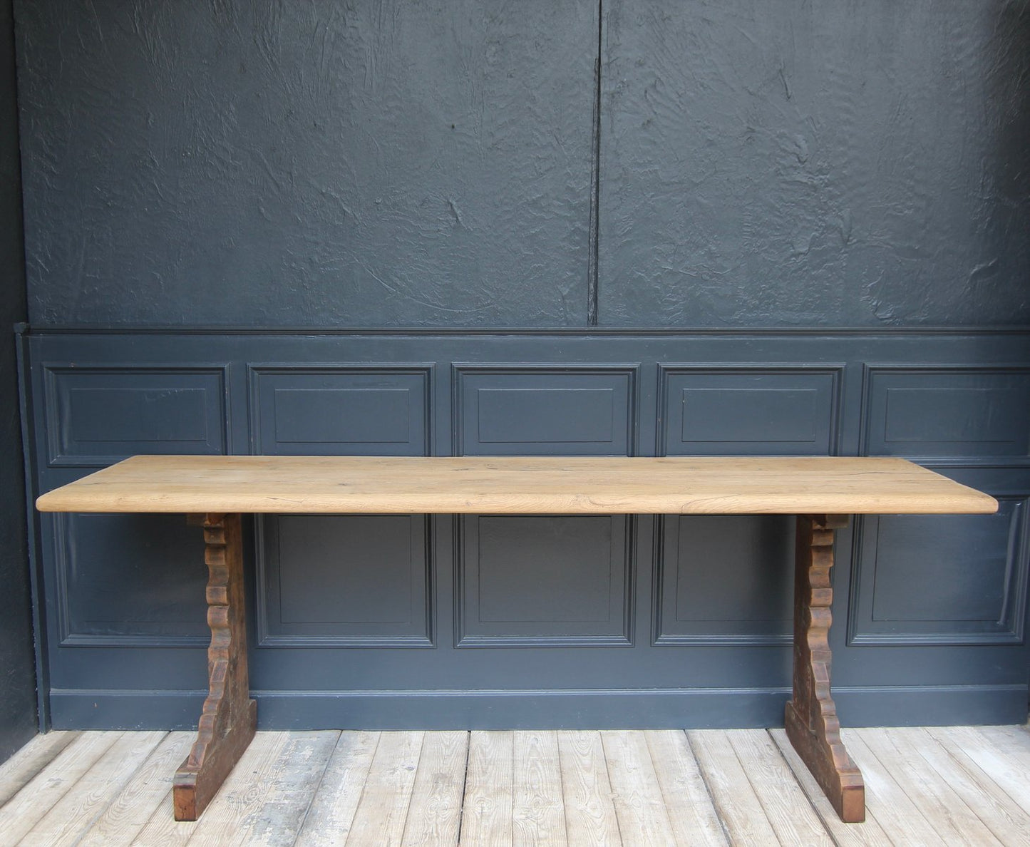 Reclaimed Oak Console Table, 2010s