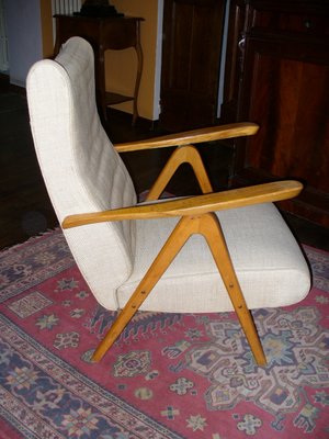 Reclining Armchair from Cassina, 1950s-EI-695474