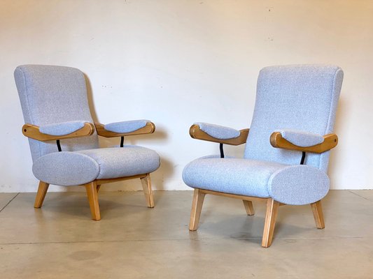 Reclining Armchairs, 1960s, Set of 2-NPC-1383333