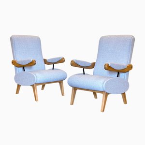 Reclining Armchairs, 1960s, Set of 2-NPC-1383333