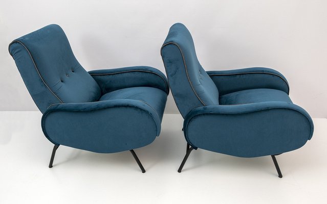 Reclining Armchairs by Marco Zanuso, Italy, 1950s, Set of 2-FER-1066846