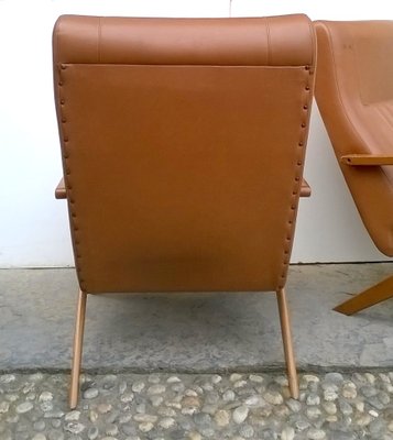 Reclining Armchairs, Italy, 1960s, Set of 2-EI-695470