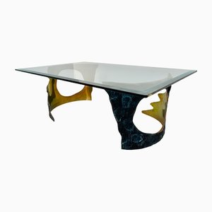 Rectangular Bronze Table by Willy Ceysens, 1970-HFR-1196308