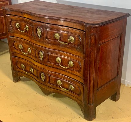 Rectangular Chest of Drawers in Walnut, 18th Century-EQU-1417559