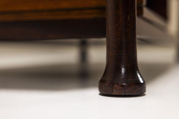 Rectangular Coffee Table Veneered in Rosewood, Italy, 1960s-UQV-1811033