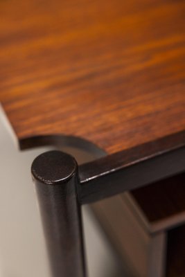 Rectangular Coffee Table Veneered in Rosewood, Italy, 1960s-UQV-1811033