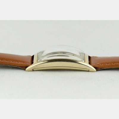 Rectangular Gold Case Watch from Omega, 1940s-LOB-692431