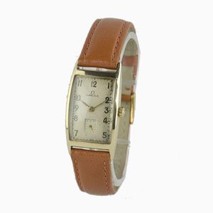 Rectangular Gold Case Watch from Omega, 1940s-LOB-692431