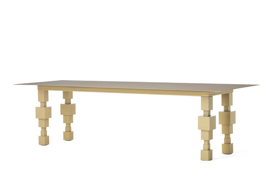 Rectangular Let's Talk Table in White by Sara Mondaini for Officine Tamborrino