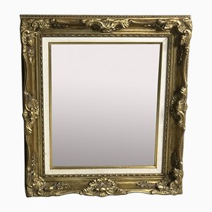 Rectangular Louis XV Style Mirror in Gilded Wood-RWZ-1293497