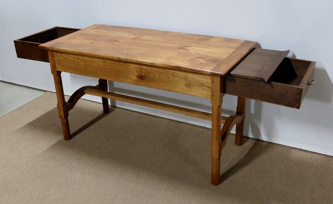 Rectangular Table in Solid Cherry Wood-RVK-1124326