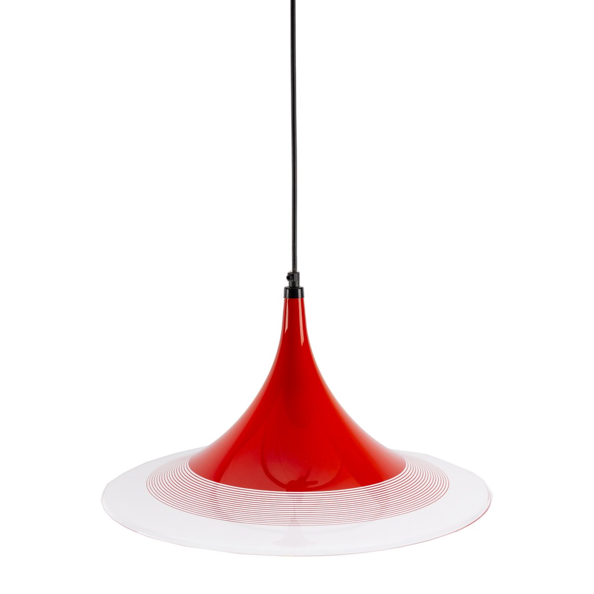 Red Acrylic Witchs Hat Ceiling Lamp