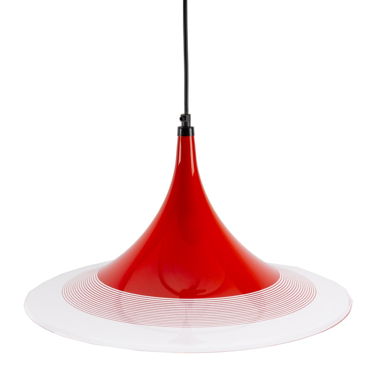 Red Acrylic Witchs Hat Ceiling Lamp