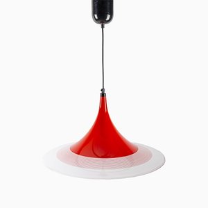 Red Acrylic Witchs Hat Ceiling Lamp-XMR-1272985