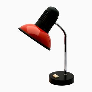 Red Adjustable Desk or Side Table Lamp from Massive, 1970s-MJY-1148913