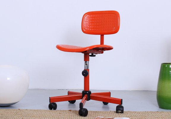 Red Adjustable Frippe Desk Chair from Ikea, 1990s-XT-2027879