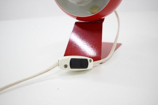 Red Adjustable Table Lamp, Germany, 1960s-TZ-985675