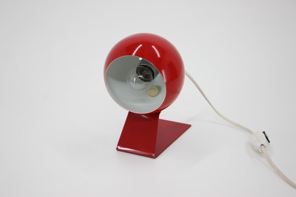 Red Adjustable Table Lamp, Germany, 1960s-TZ-985675