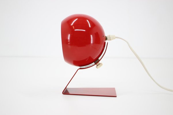 Red Adjustable Table Lamp, Germany, 1960s-TZ-985675