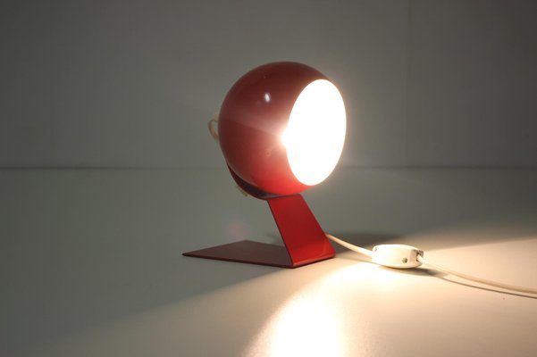 Red Adjustable Table Lamp, Germany, 1960s-TZ-985675