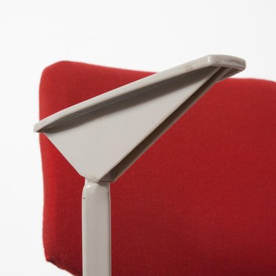 Red Ahrend Chair attributed to Friso Kramer for Ahrend De Cirkel, 1970s-JC-1696543