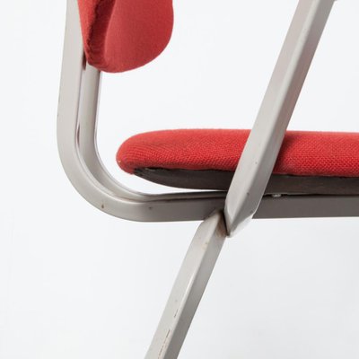 Red Ahrend Chair attributed to Friso Kramer for Ahrend De Cirkel, 1970s-JC-1696543