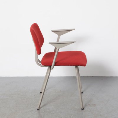 Red Ahrend Chair attributed to Friso Kramer for Ahrend De Cirkel, 1970s-JC-1696543