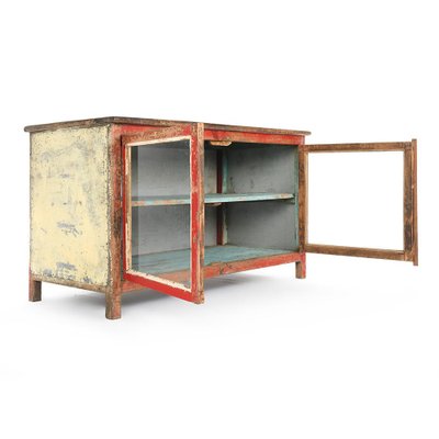 Red and Blue Wooden Display Case-NQ-624944