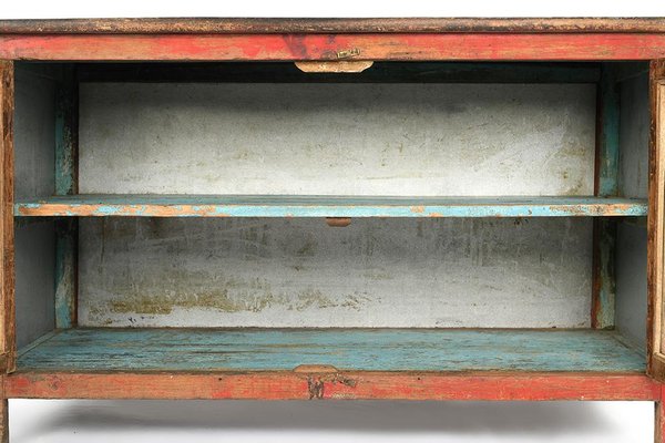 Red and Blue Wooden Display Case-NQ-624944