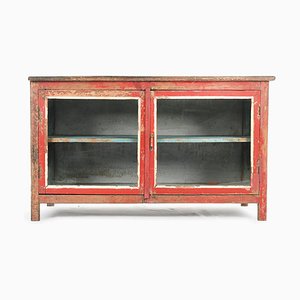 Red and Blue Wooden Display Case-NQ-624944