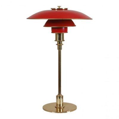 Red Anniversary 3/2 Table Lamp by Poul Henningsen for Louis Poulsen-MTD-1400897