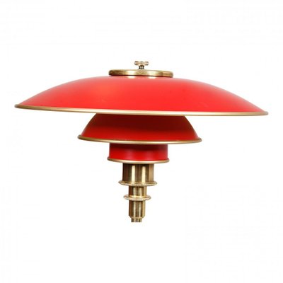 Red Anniversary Ph 3/2 Table Lamp with Light Patina by Poul Henningsen for Louis Poulsen-MTD-1400878