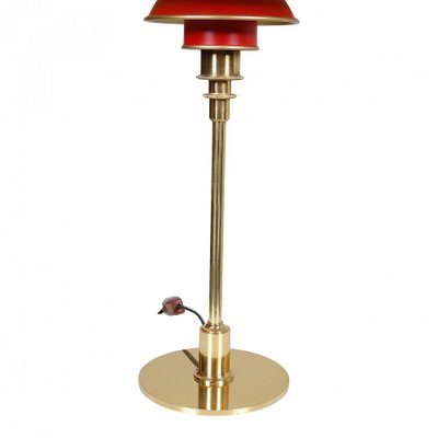 Red Anniversary Ph 3/2 Table Lamp with Light Patina by Poul Henningsen for Louis Poulsen-MTD-1400878