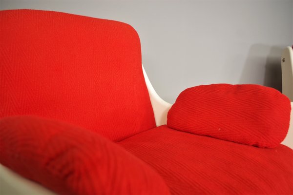 Red Armchairs, 1970, Set of 2-KNM-1374868