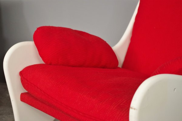 Red Armchairs, 1970, Set of 2-KNM-1374868