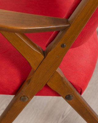 Red Armchairs from Dal Vera, 1960s, Set of 2-IUC-1412168