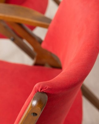 Red Armchairs from Dal Vera, 1960s, Set of 2-IUC-1412168